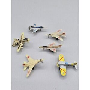 Micro Machines‎ Funrise 1980's Military USAF Fighters Transports Lot of 6 Planes